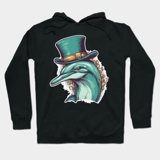 Don't Be Shellfish, Let's Hang Out With Dolphin Art Hoodie